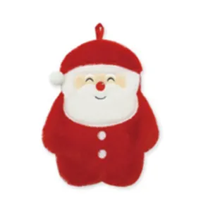 1L Hot Water Bottle with Plush Cover - Christmas Santa XWARM88