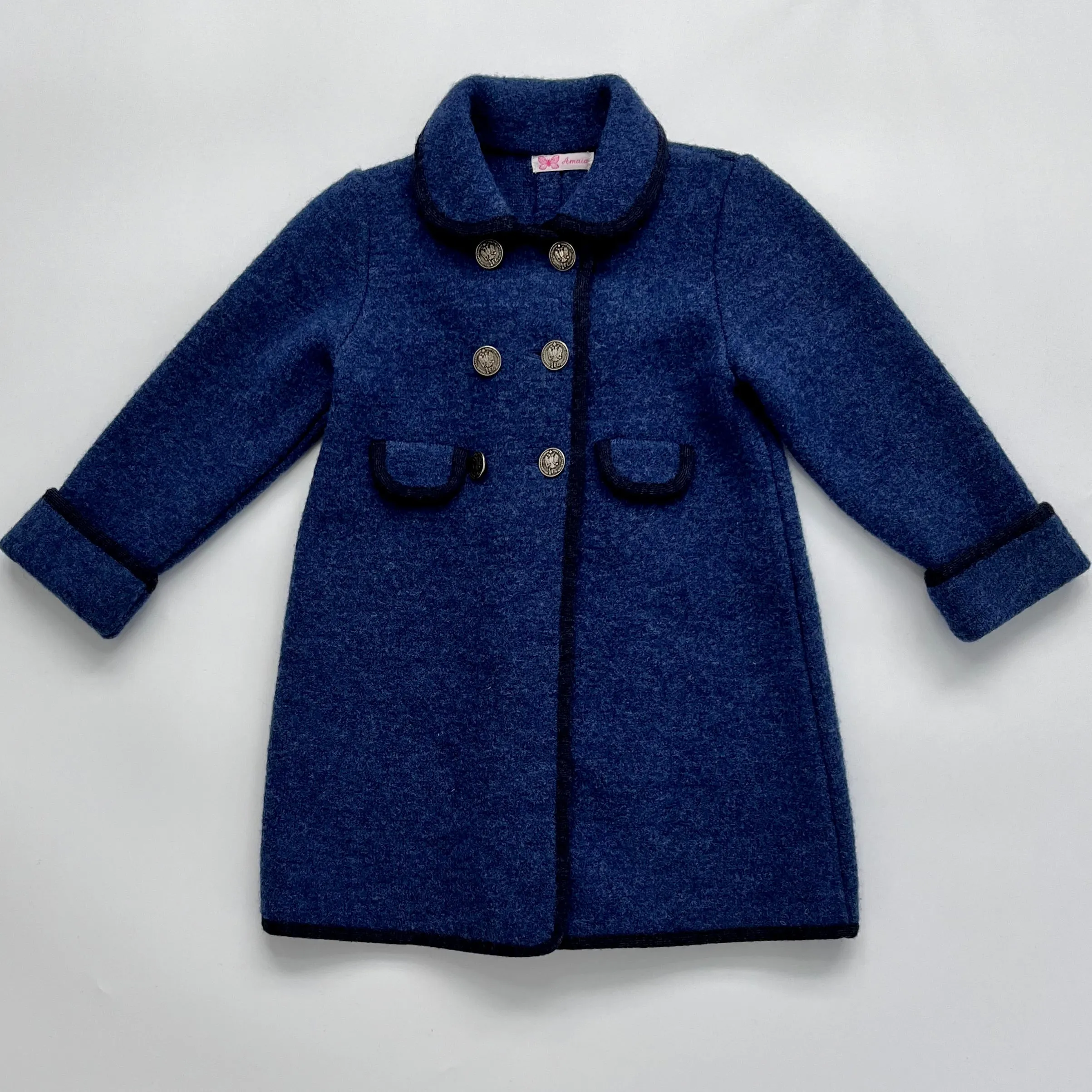 Amaia Blue Wool Coat: 4 Years