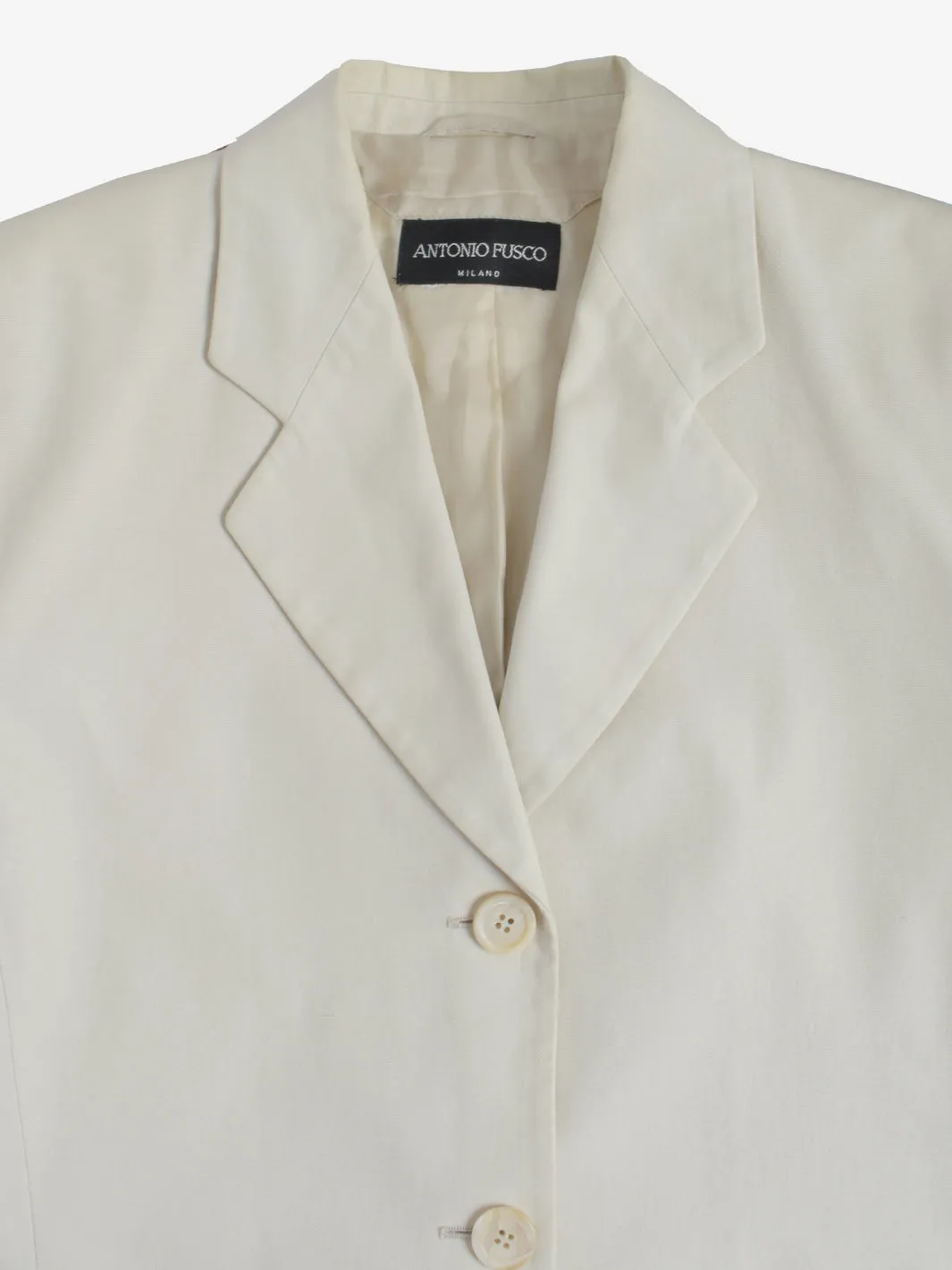 Antonio Fusco Cream Suit