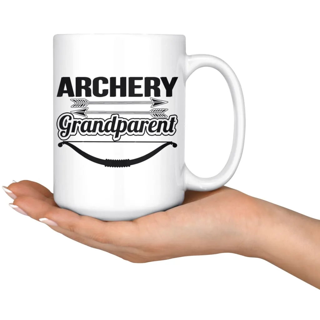 Archery Mug Archery Grandparent 15oz White Coffee Mugs