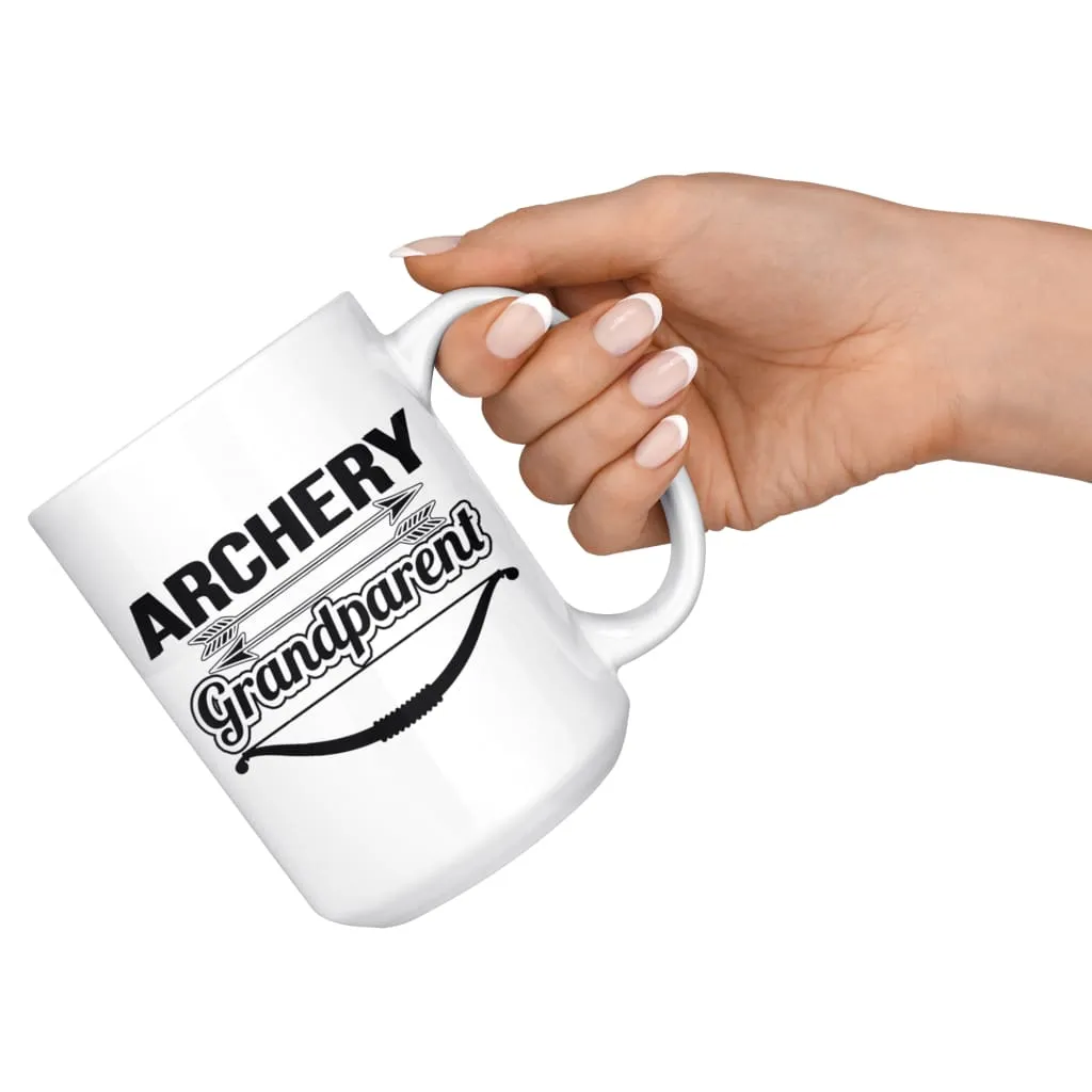 Archery Mug Archery Grandparent 15oz White Coffee Mugs