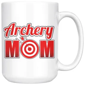 Archery Mug Archery Mom 15oz White Coffee Mugs