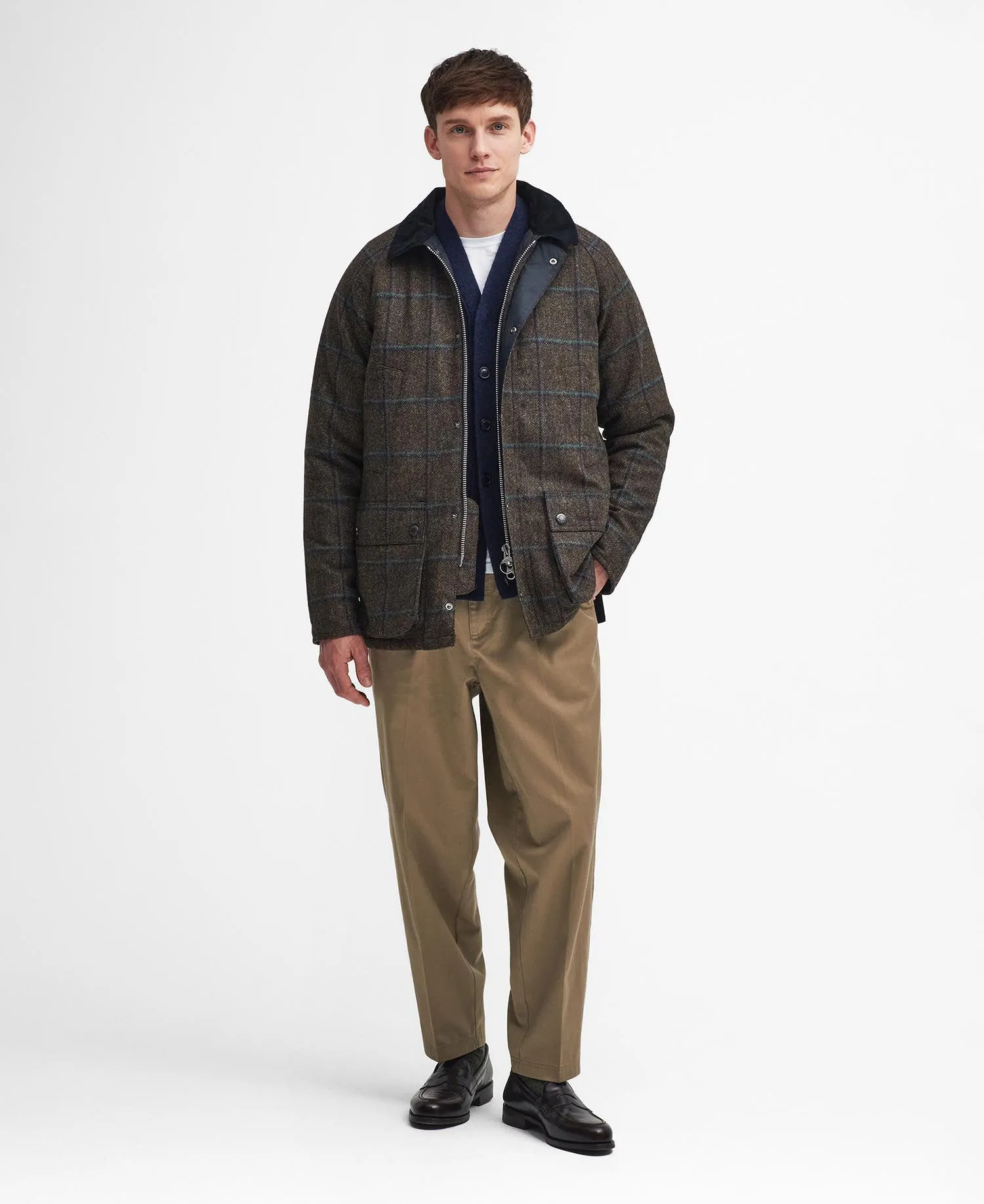  Bedale Check Wool Jacket     