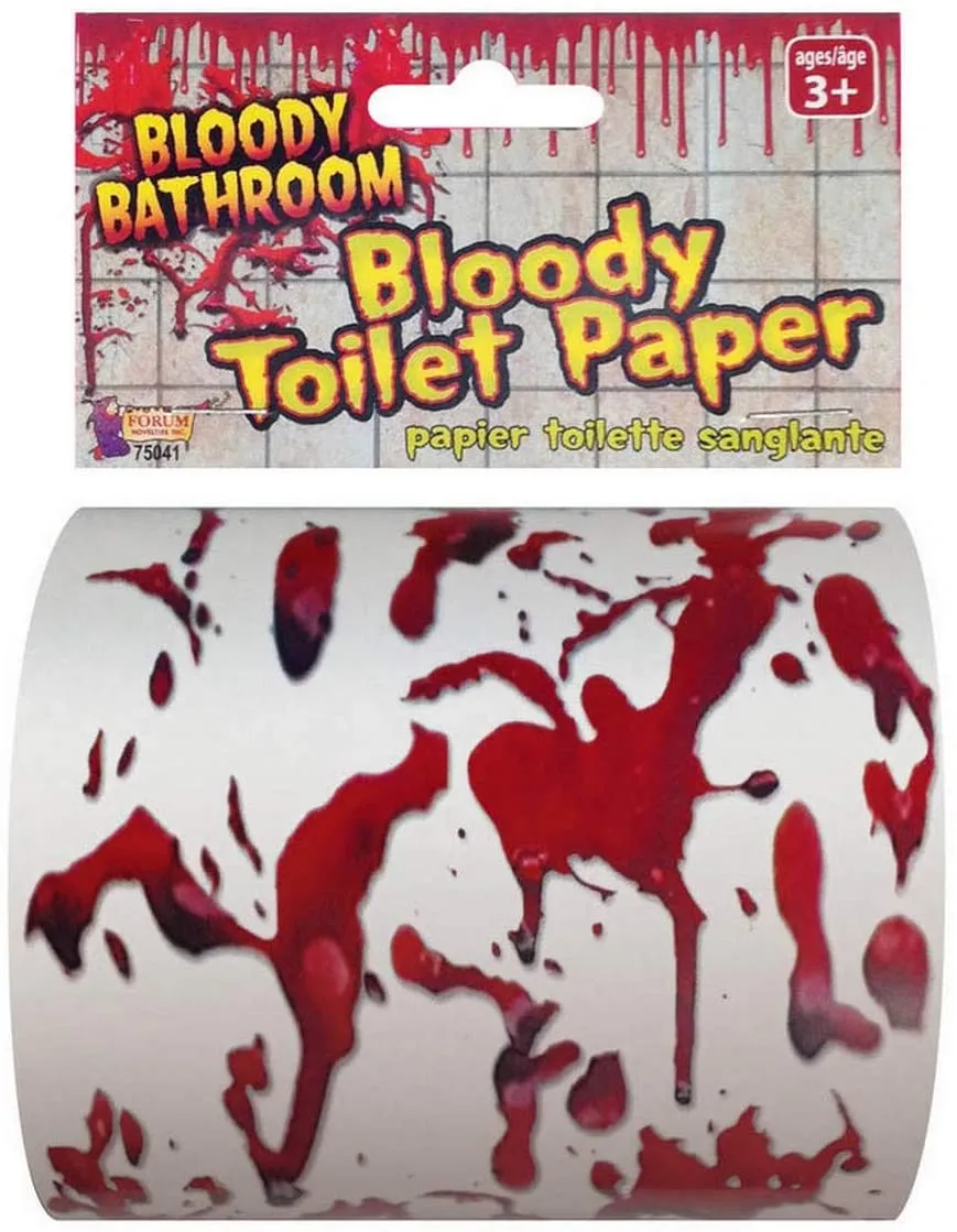 Bloody Bathroom Toilet Paper