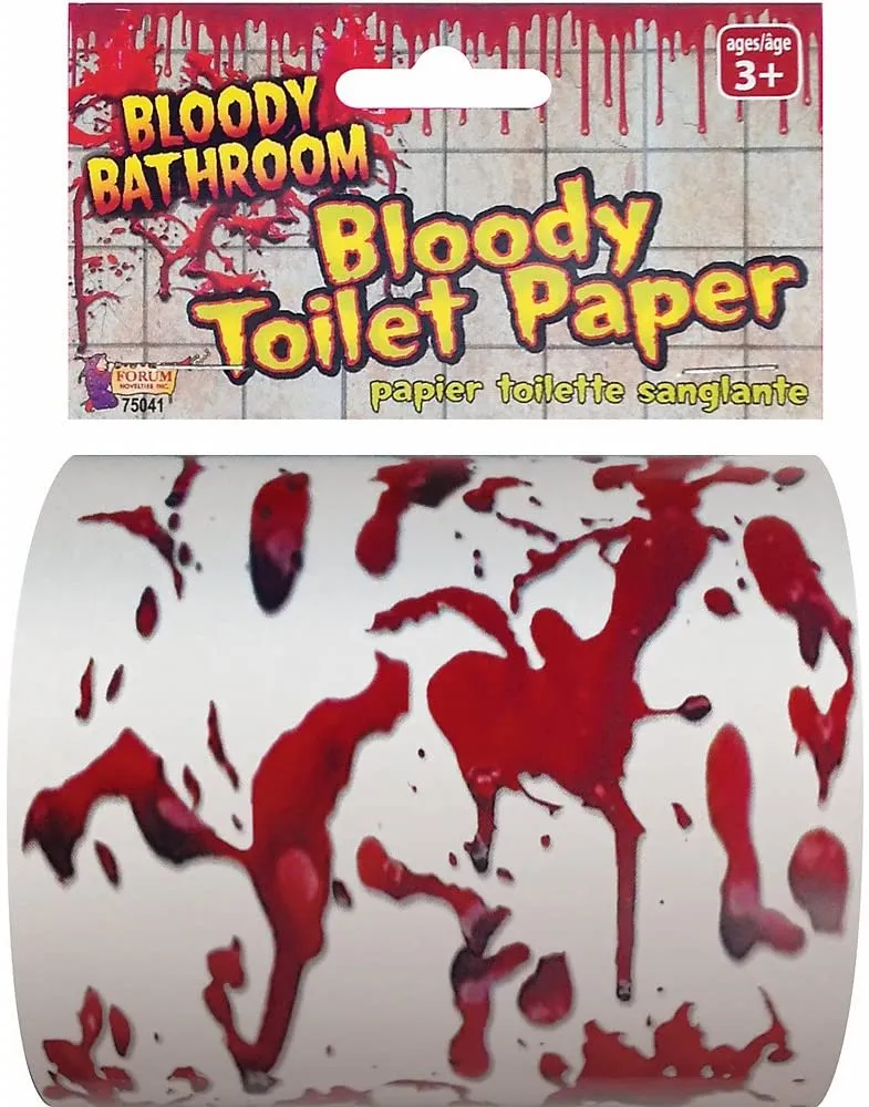 Bloody Bathroom Toilet Paper