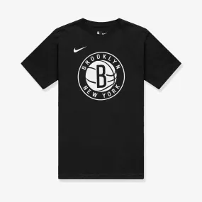 Brooklyn Nets Icon NBA Logo T-Shirt - Black