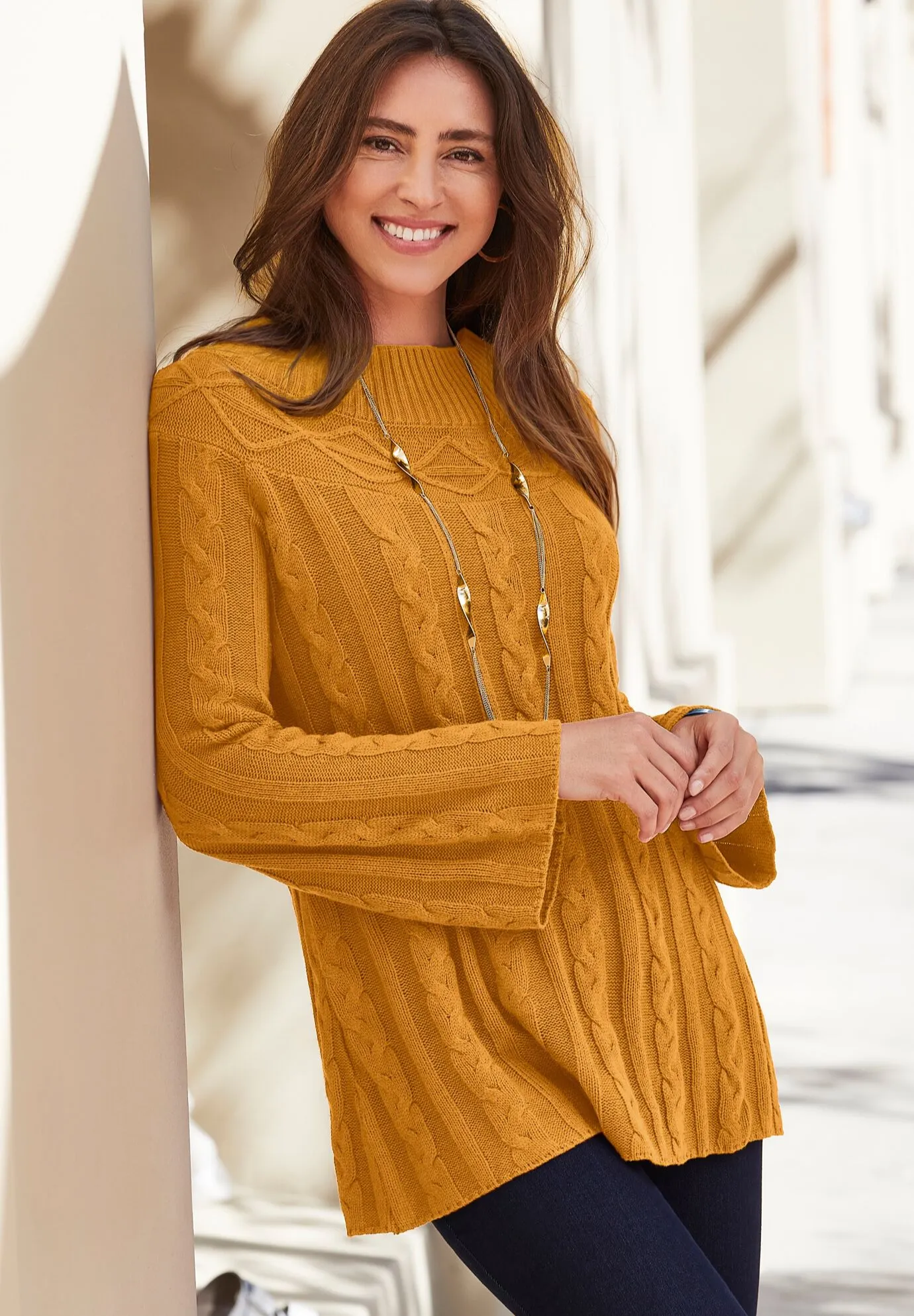 Cable Sweater Tunic