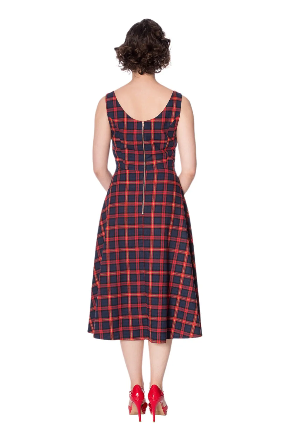 CHRISTMAS CHECK DRESS