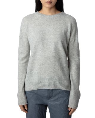 Cici Cashmere Elbow Patch Sweater