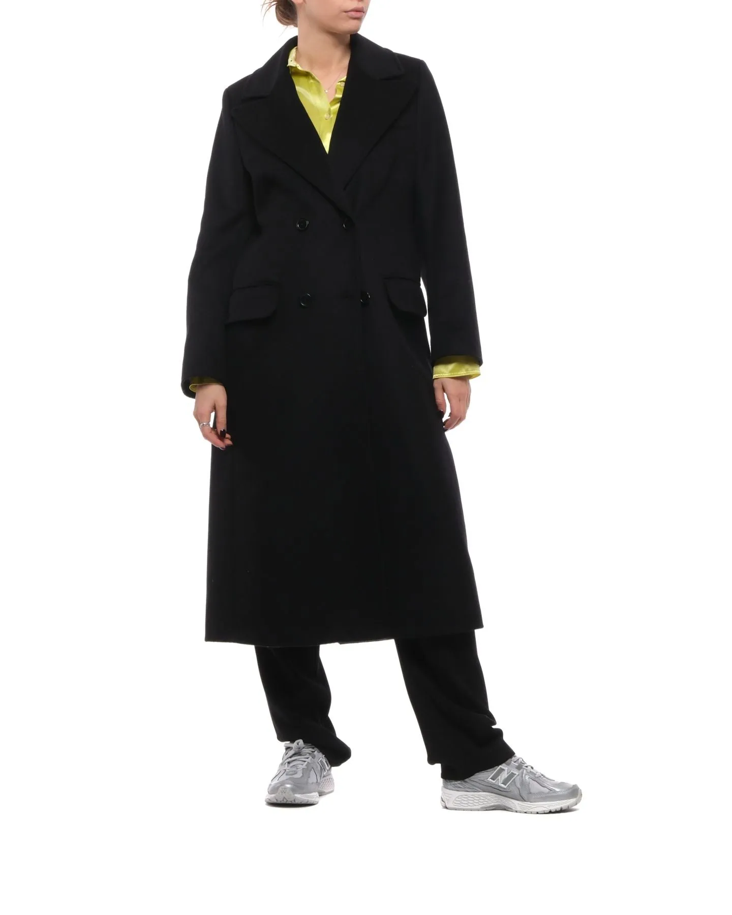 Coat for woman OLAND 271 22 BLACK Hanami D'or