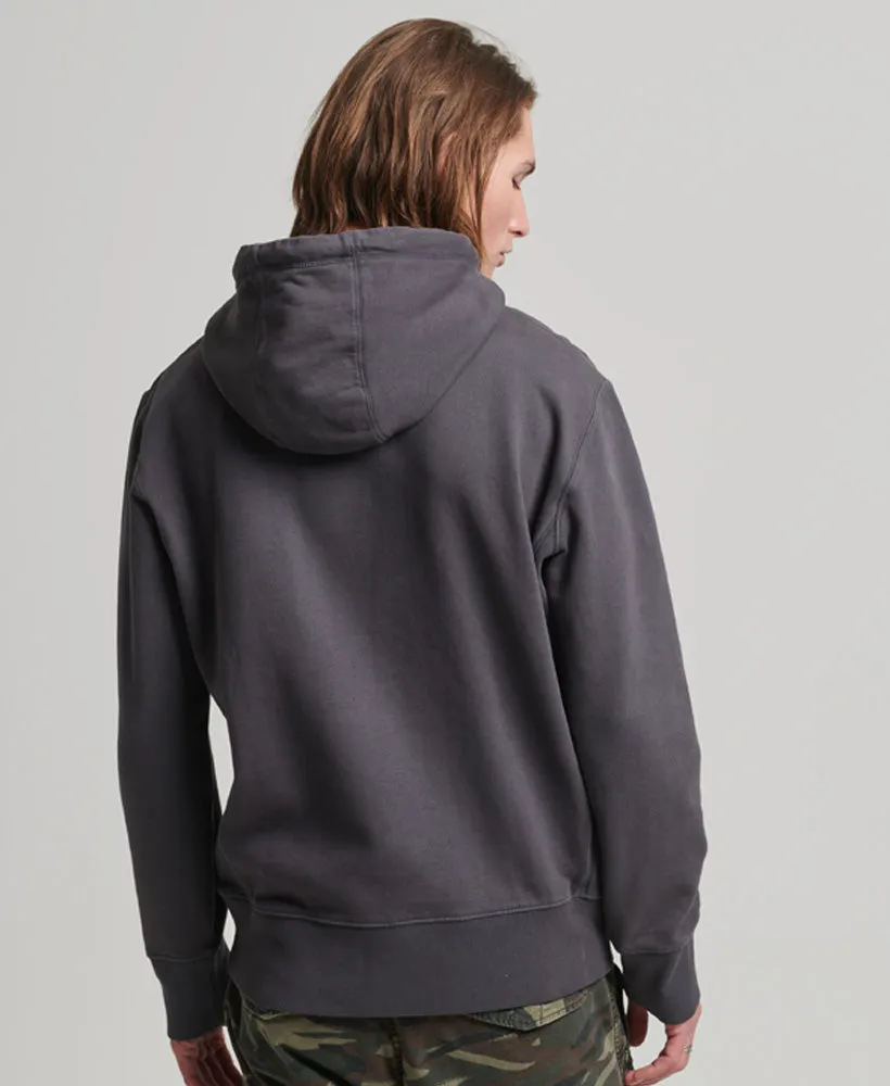 Code Essential Overdyed Hoodie | Dark Slate Grey