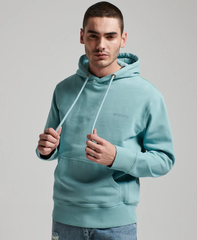 Code Essential Overdyed Hoodie | Tourmaline Blue