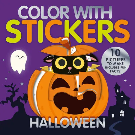 Color with Stickers - Halloween