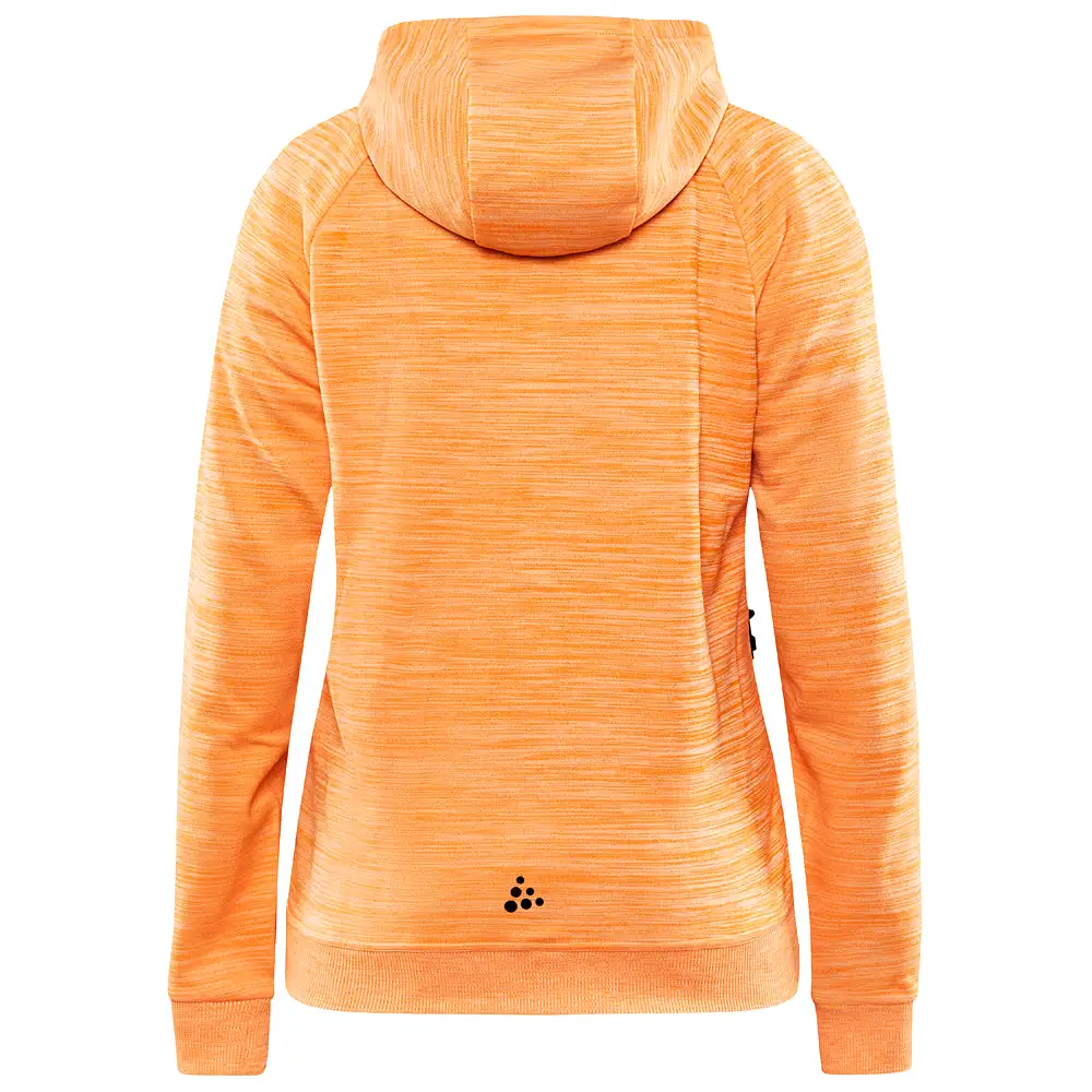 Craft Hoodie Adv Unify Full Zip Dames Oranje