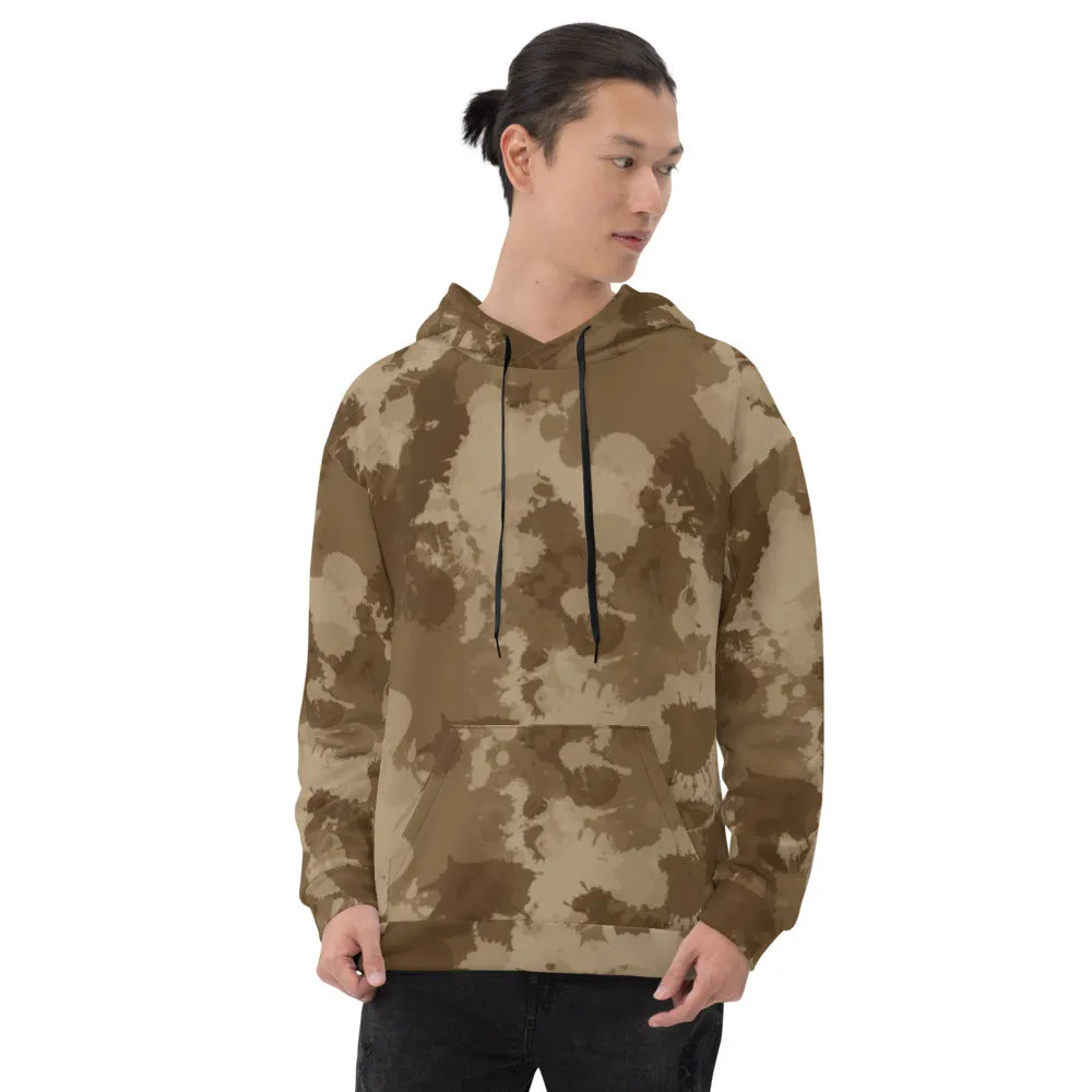 Dessert Camo Paint Splatter Pullover Hoodie