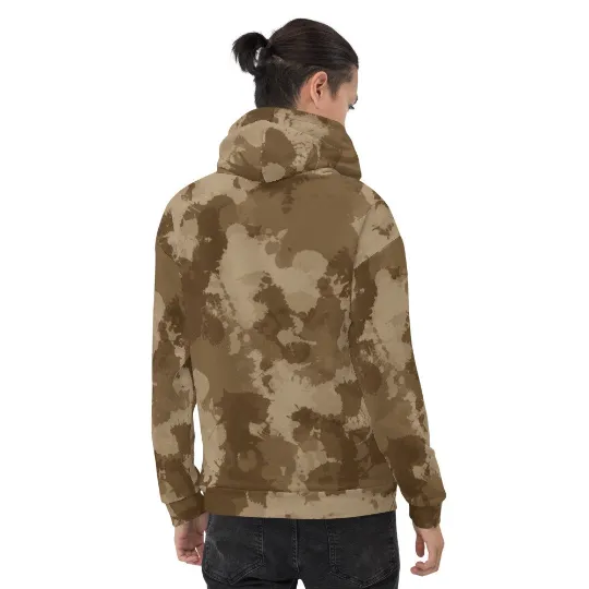 Dessert Camo Paint Splatter Pullover Hoodie