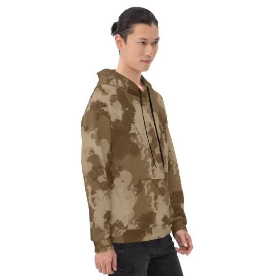 Dessert Camo Paint Splatter Pullover Hoodie