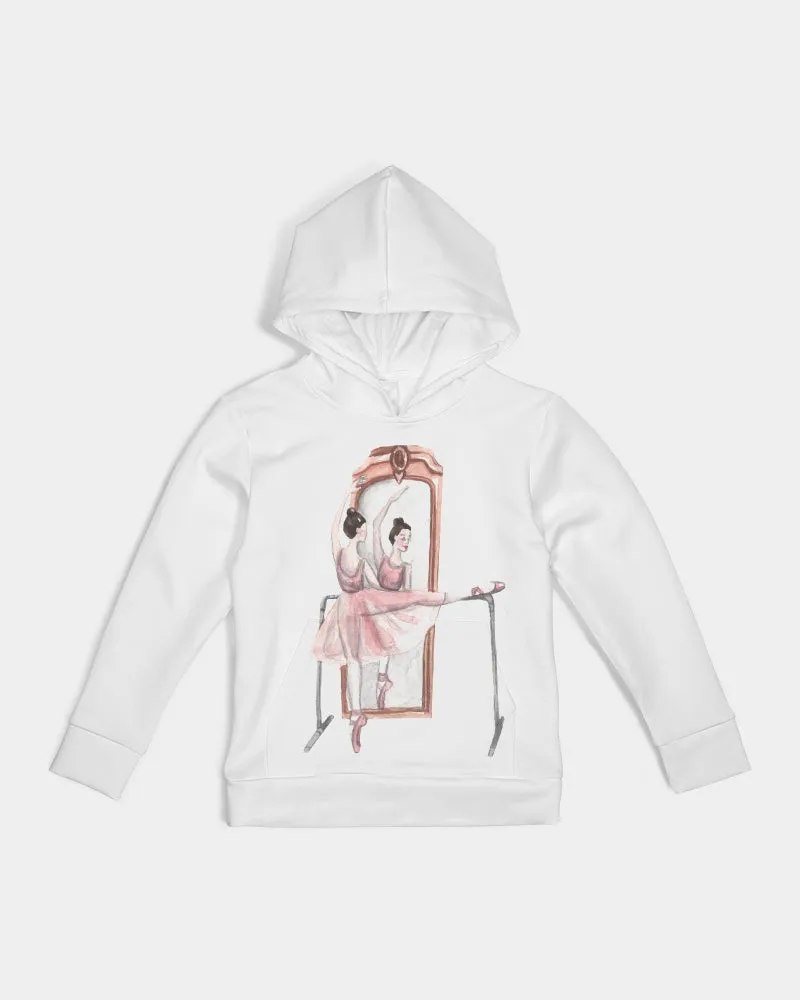 DOLLY X MARKBYMARK Watercolor Ballerina Barre  Kids All-Over Print Hoodie