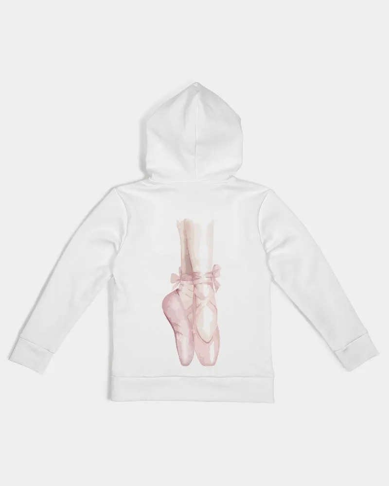 DOLLY X MARKBYMARK Watercolor Ballerina Barre  Kids All-Over Print Hoodie