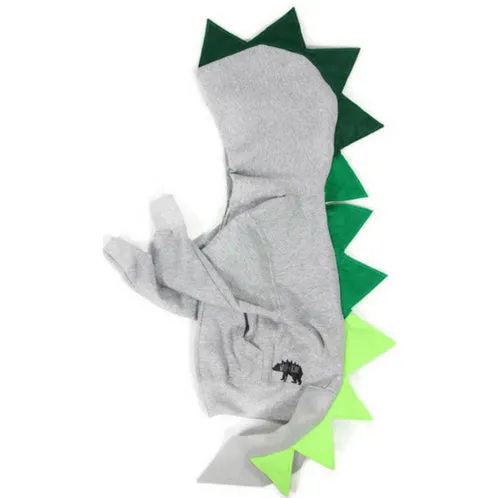 Emerald Dragon Hoodie With Tail