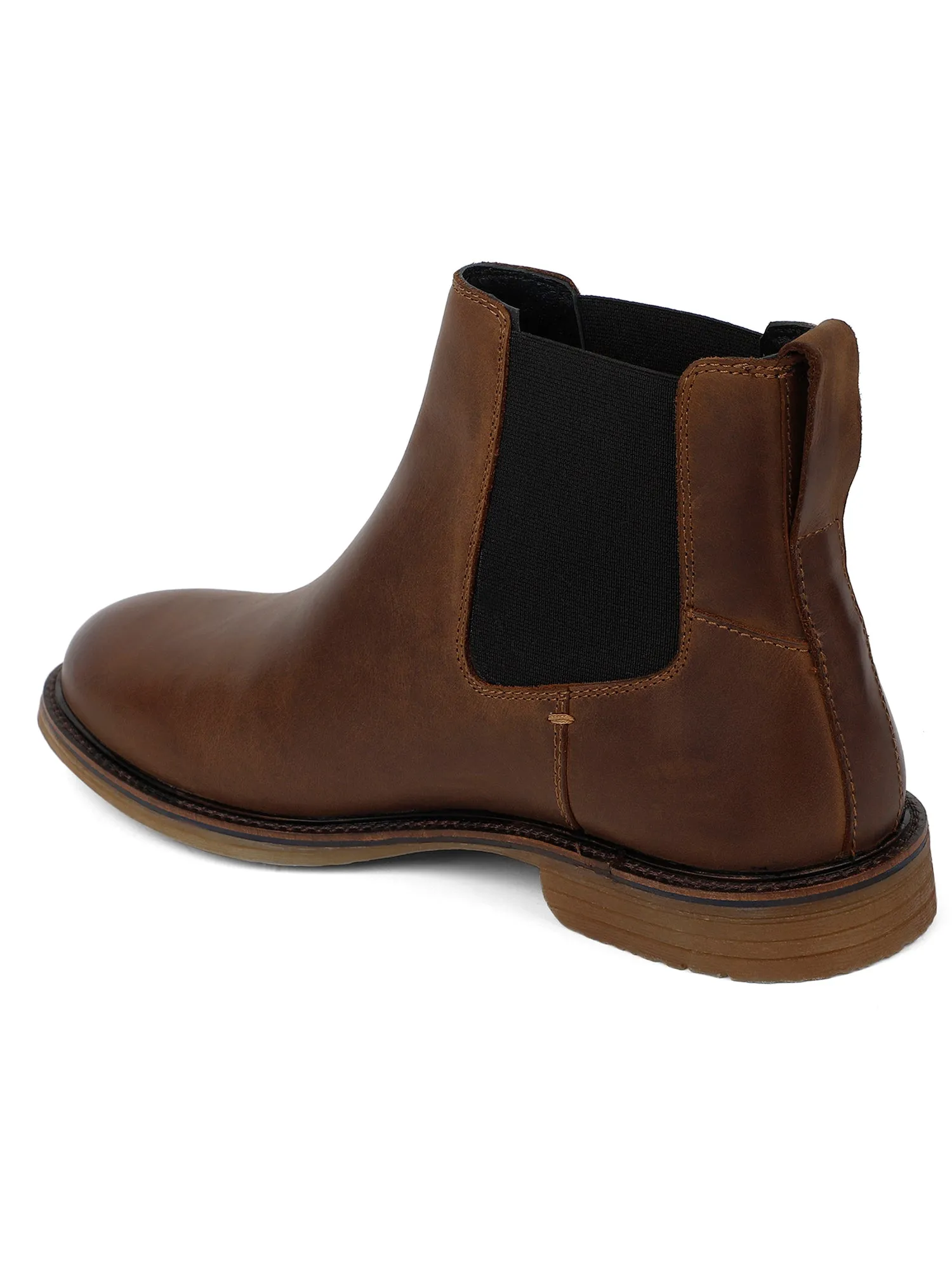 Ezok Brown Stan Casual Chalsea Boots Shoes