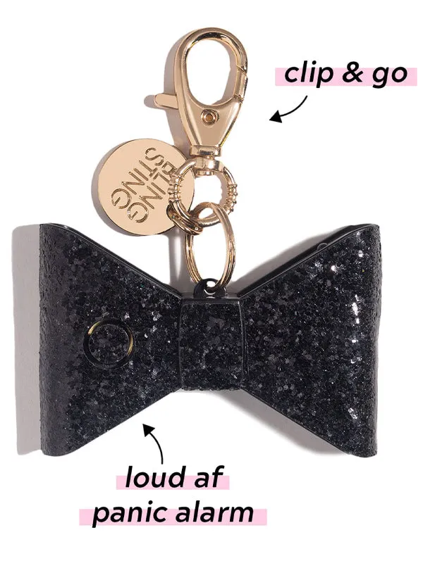 Glitter Bow Personal Alarm