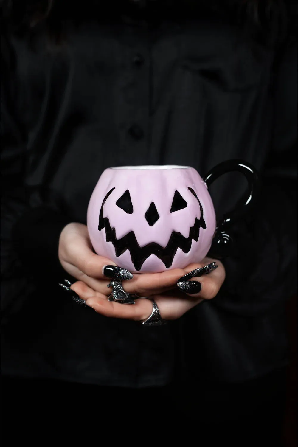 Haunted Hallows Mug in Pink