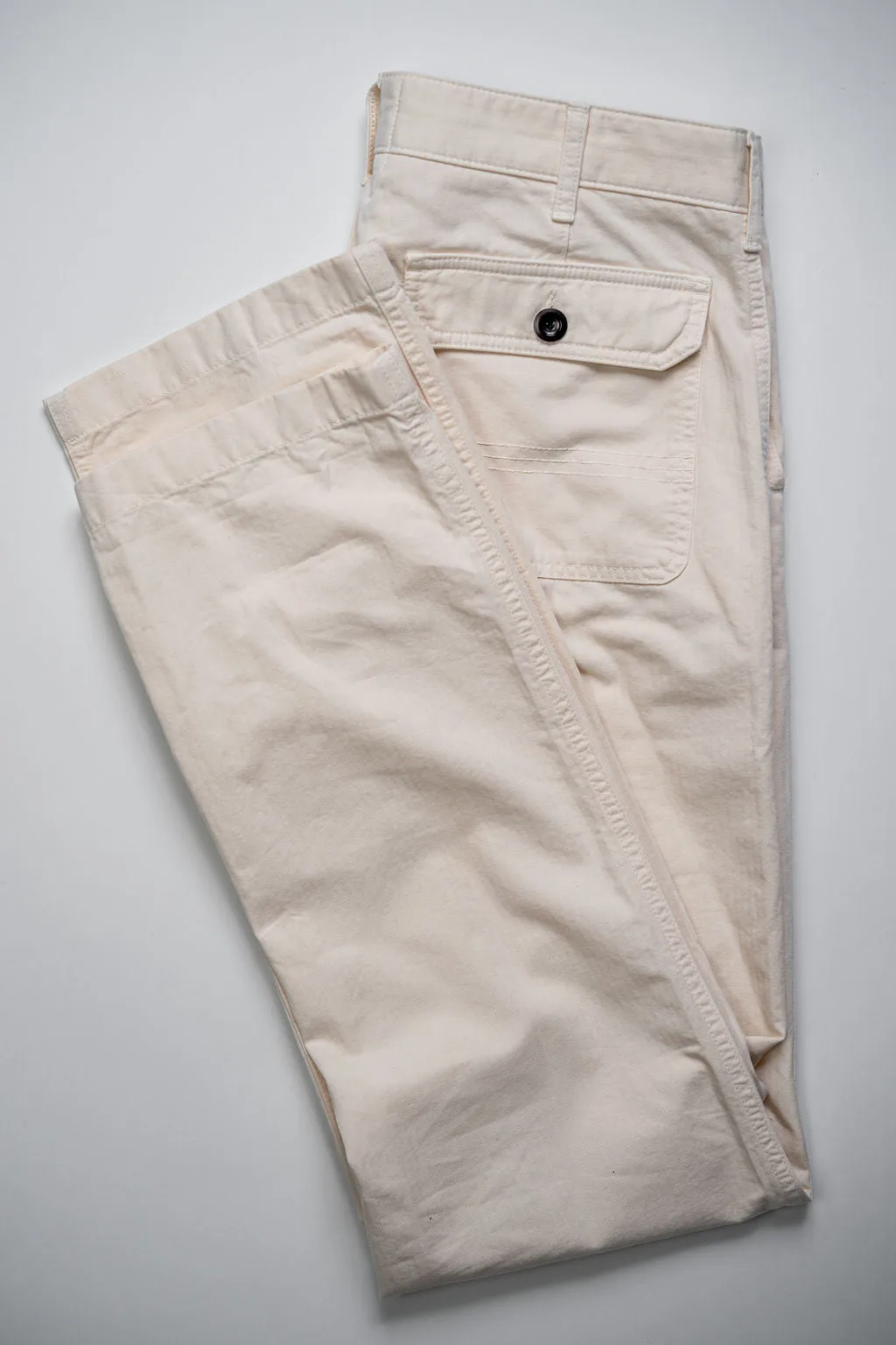 Heimat Textil Journey Pant - Herringbone Seashell