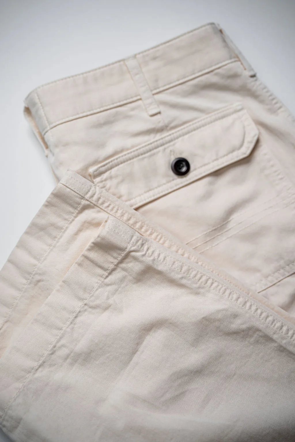 Heimat Textil Journey Pant - Herringbone Seashell