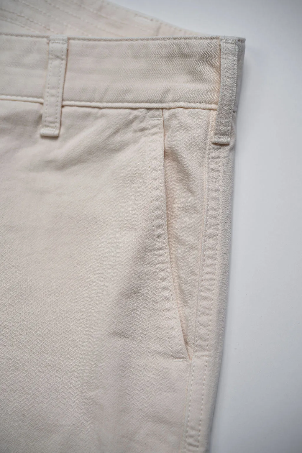 Heimat Textil Journey Pant - Herringbone Seashell