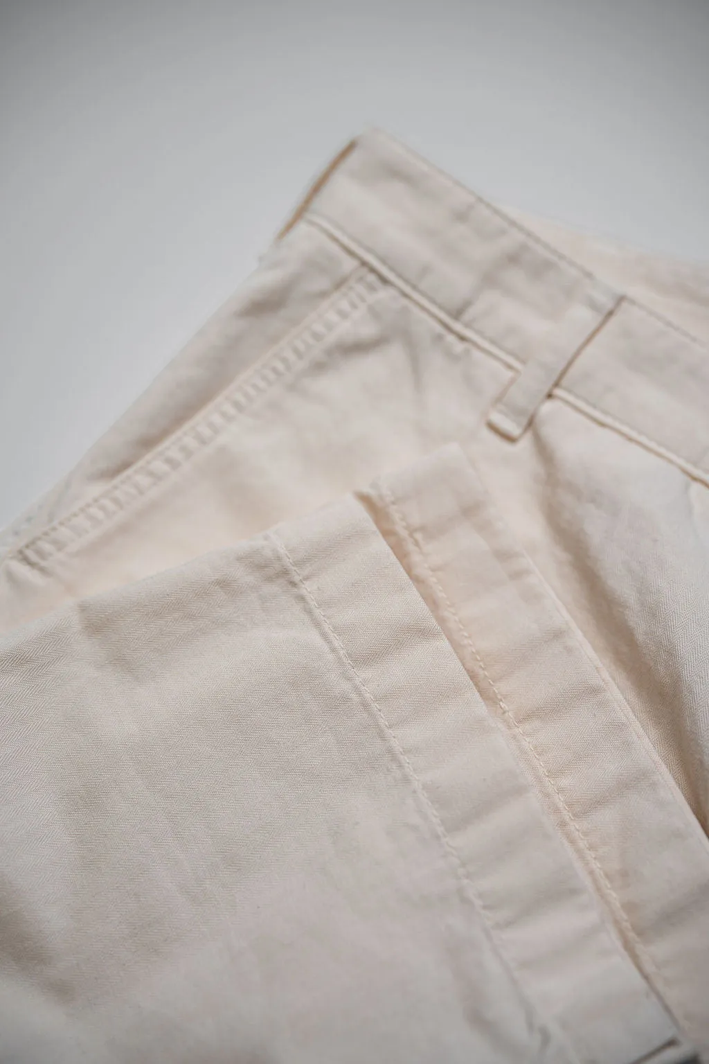 Heimat Textil Journey Pant - Herringbone Seashell