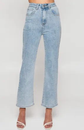 High Waisted Stretch Flare Jeans (SDM123) 