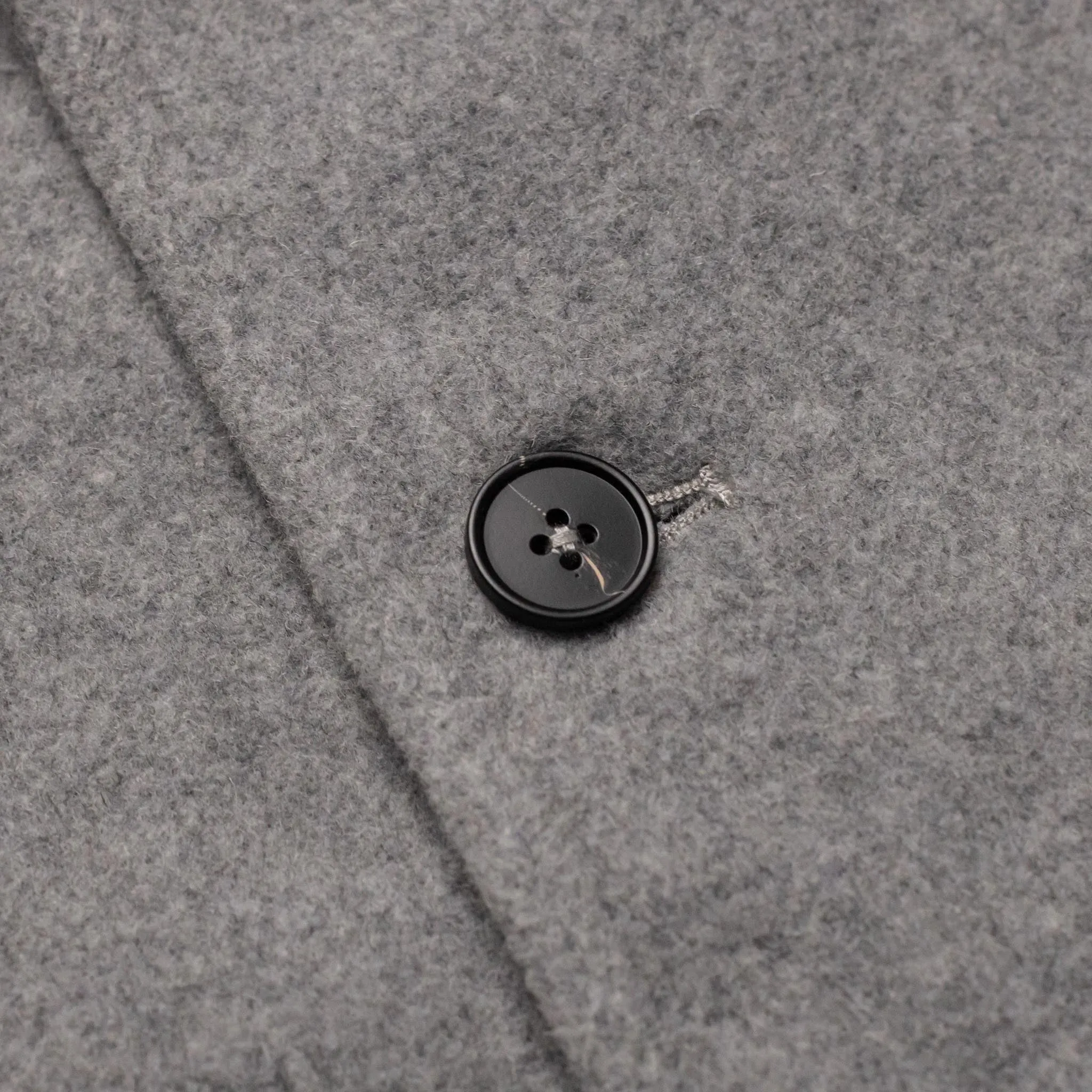 HOMME+ Cropped Wool Jacket Grey