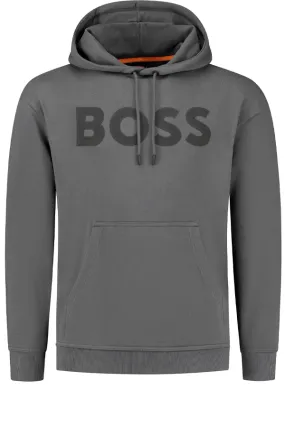 Hugo Boss Basic Logo Hoodie Grey