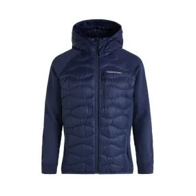 JACKET HELIUM DOWN HYBRID Man Blue Shadow 