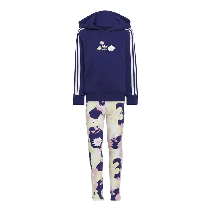 JUMPSUIT FLOWER PRINT Girl Legacy Indigo