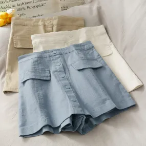 KOREAN FASHION HIGH WAIST DENIM SHORTS BY69310