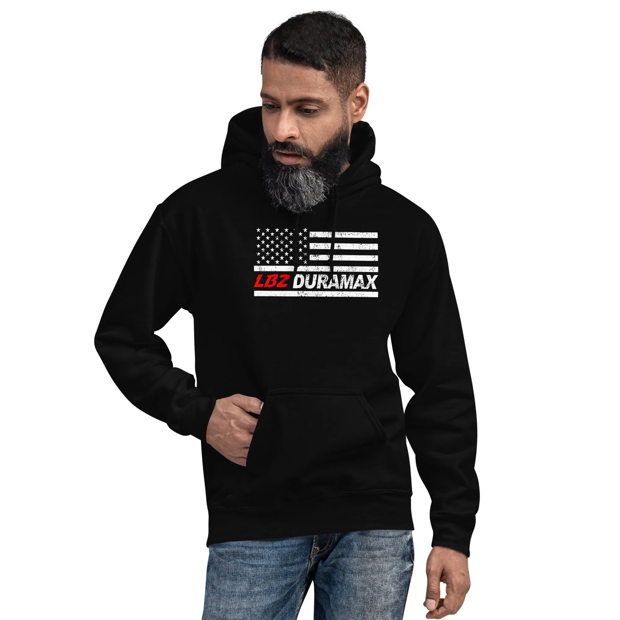 LBZ American Flag Duramax Hoodie Sweatshirt