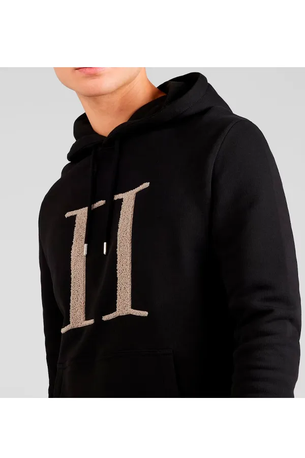 Les Deux Bouclé Hoodie Black