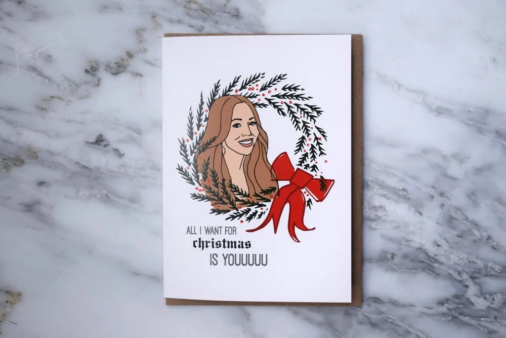 Mariah Carey Holiday Card