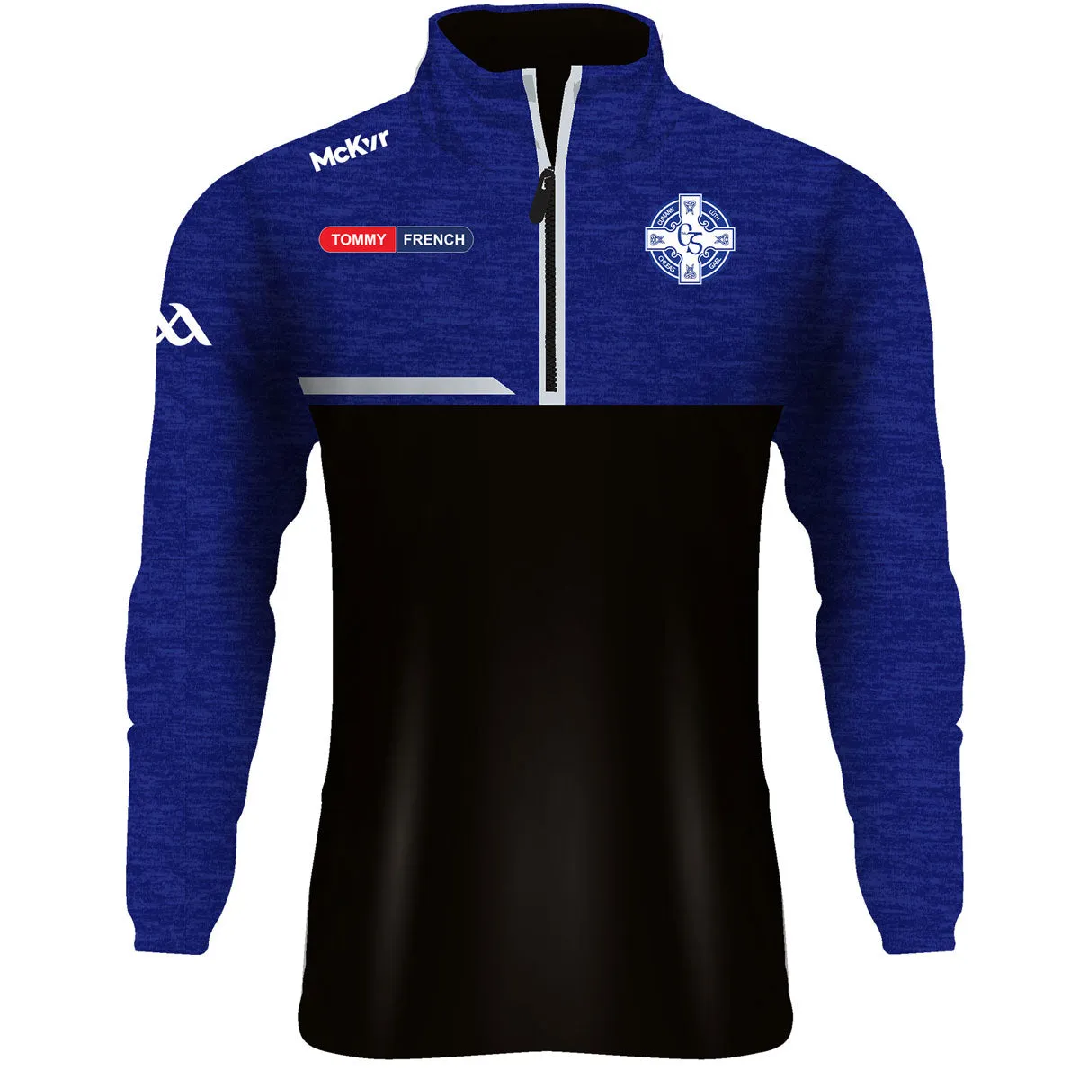 Mc Keever Clan Na Gael CLG Speed 1/4 Zip Jacket - Adult - Black/Royal