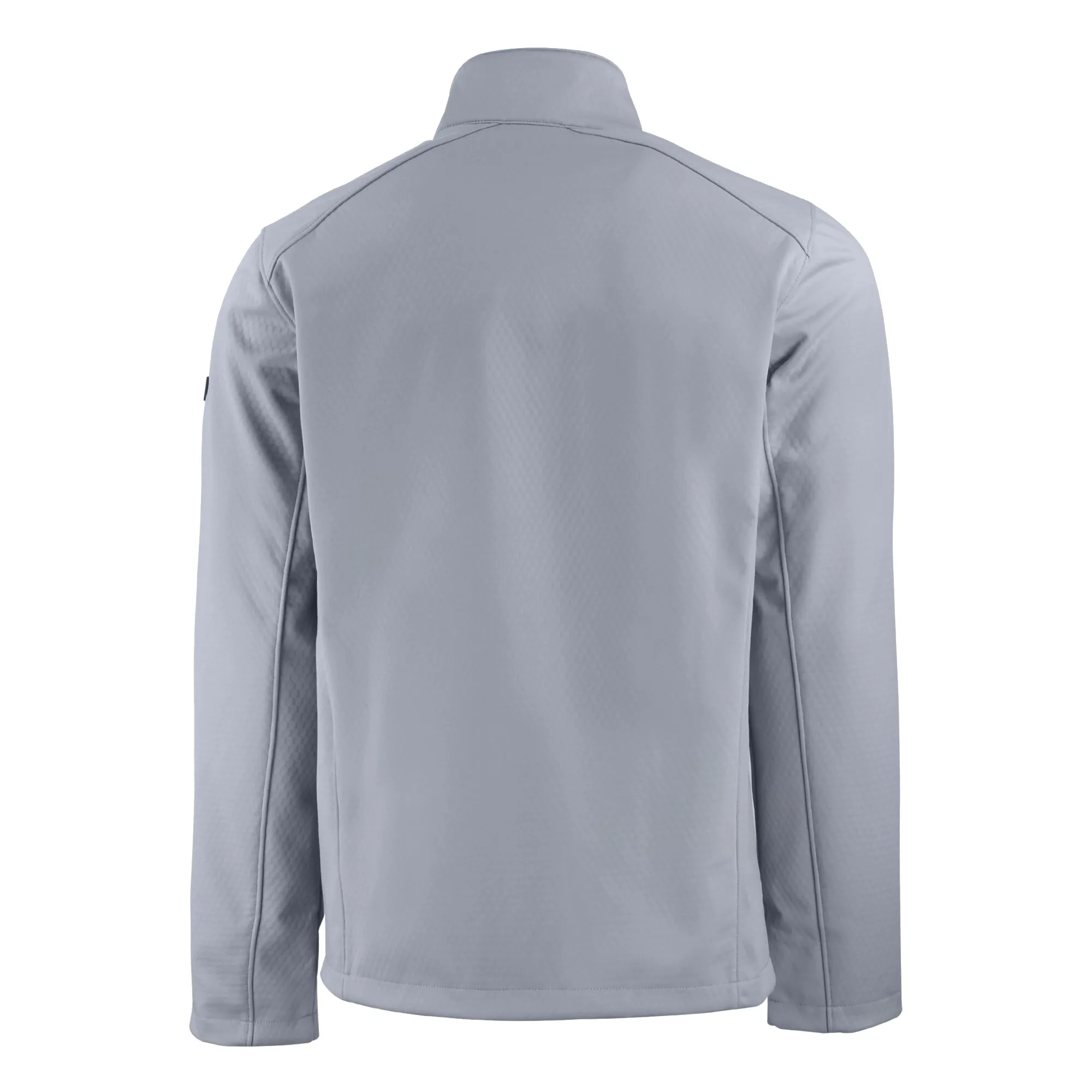 Men's Cutter & Buck  Gray Georgia Bulldogs Evoke Eco Softshell Recycled Full-Zip Jacket