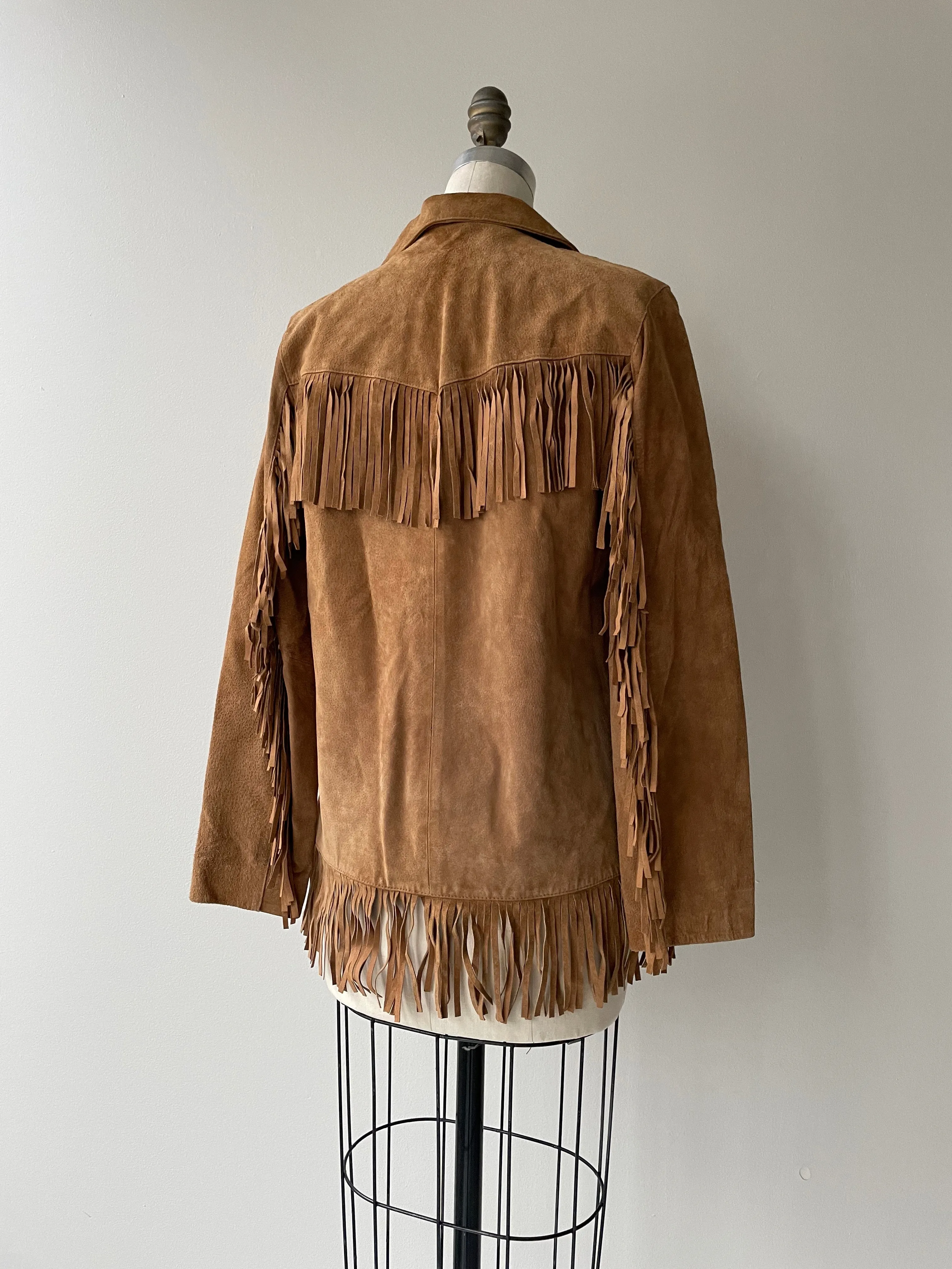 Mesita Fringed Suede Jacket