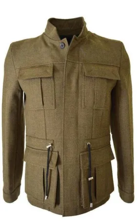 Military Green Wool Jacket