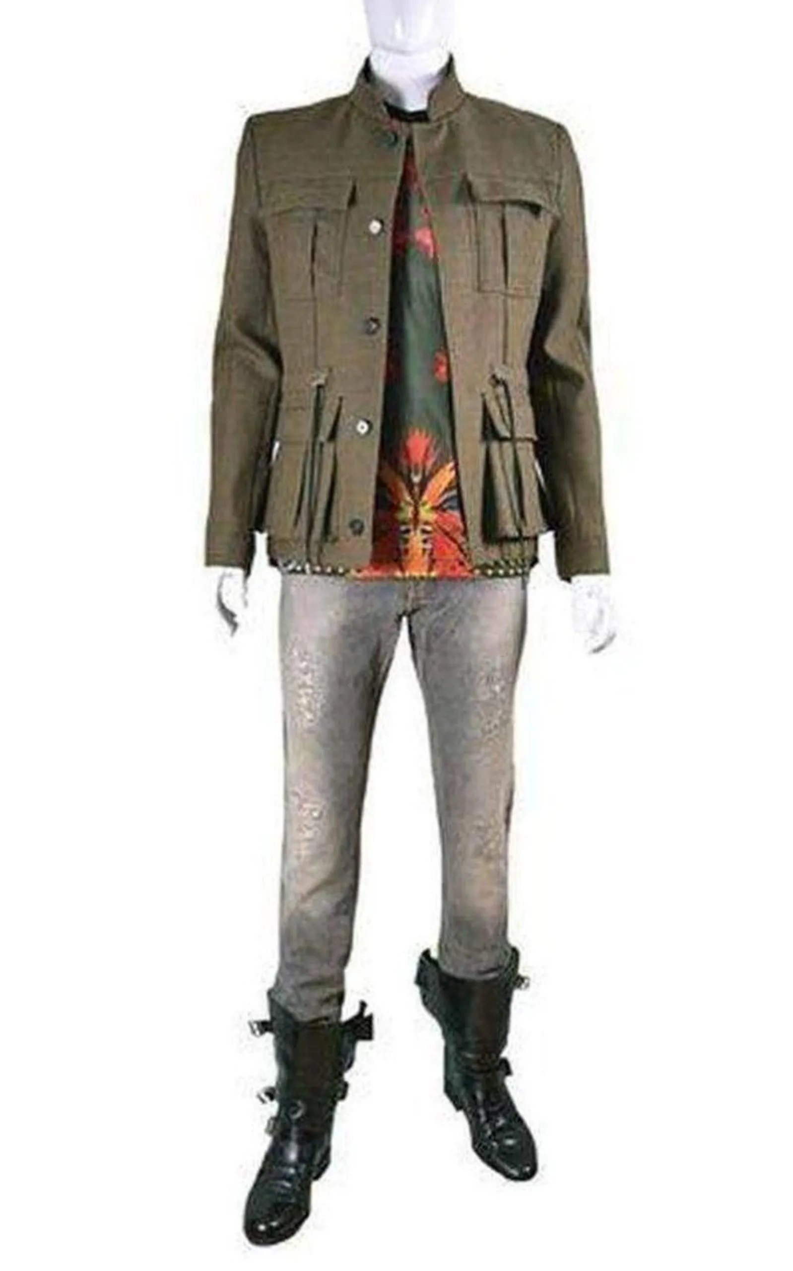 Military Green Wool Jacket