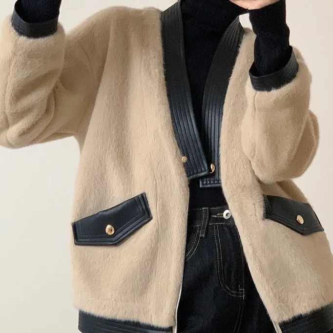 MIRIAM FAUX SHEARLING JACKET