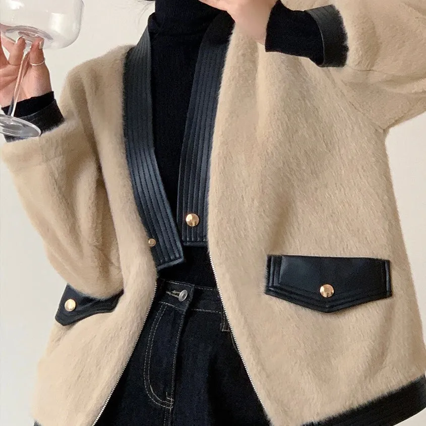 MIRIAM FAUX SHEARLING JACKET