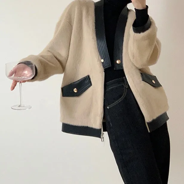 MIRIAM FAUX SHEARLING JACKET