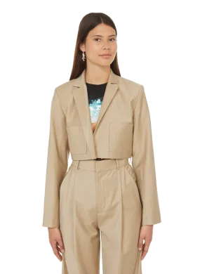 MYBESTFRIENDS  Janet wool jacket - Beige