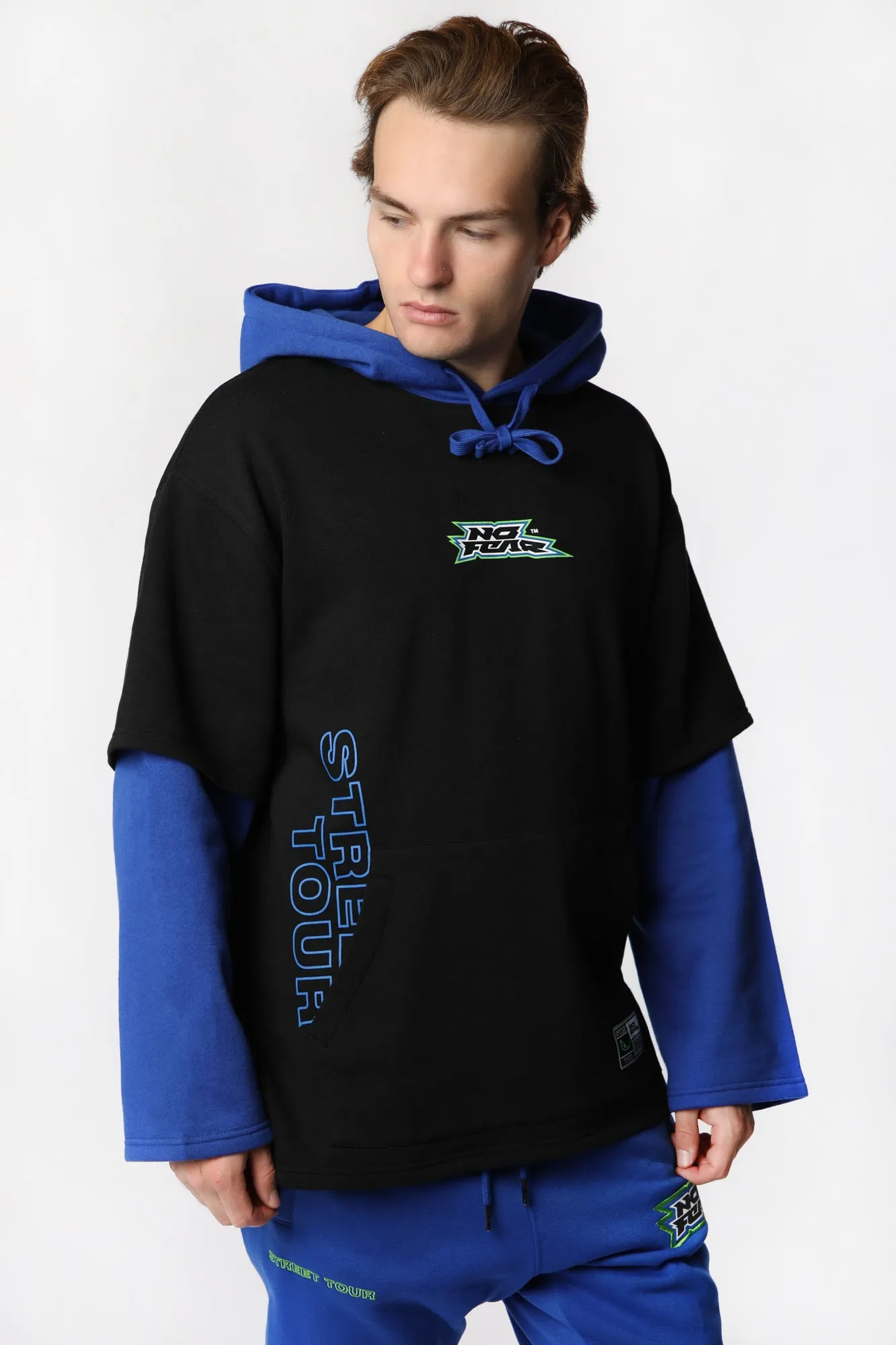 No Fear Mens 2-In-1 Hoodie